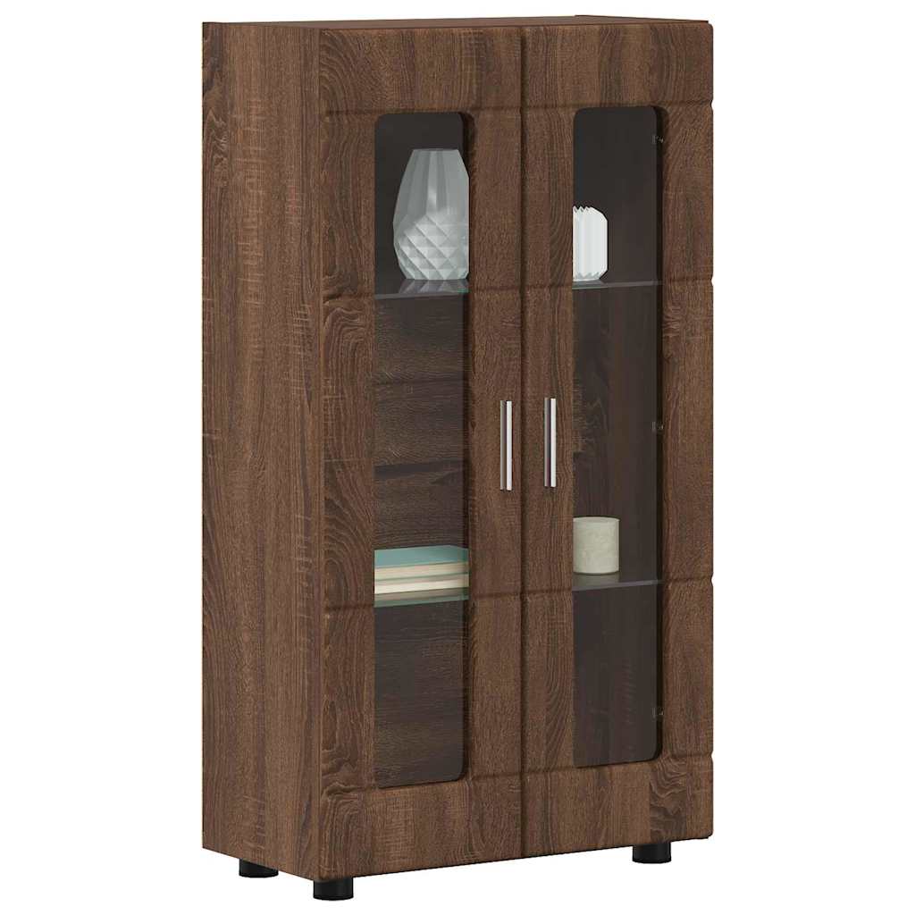 Buffet Chêne brun 55,5 x 29 x 100 cm Bois d'ingénierie - XIOS