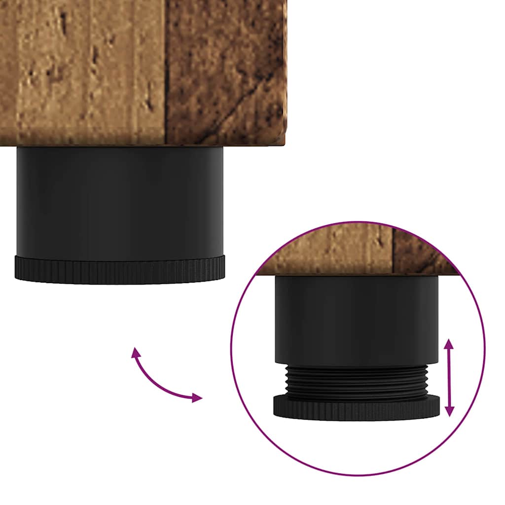 Buffet Bois ancien 55,5 x 29 x 100 cm Bois d'ingénierie - XIOS