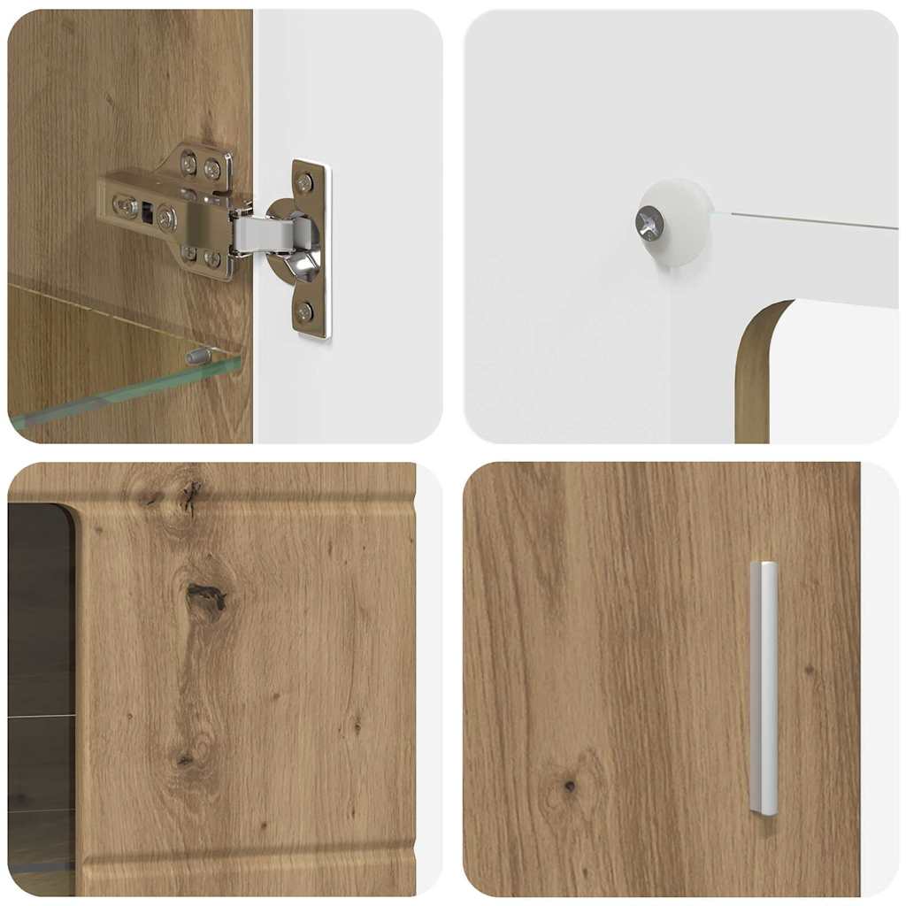 Buffet Chêne artisanal 55,5 x 29 x 100 cm Bois d'ingénierie - XIOS