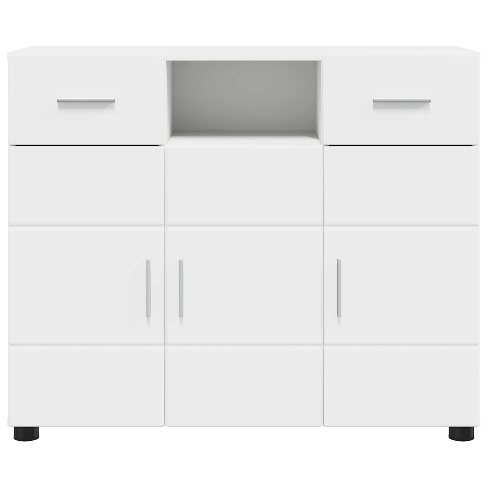 Cabinet en Bois Blanc 88,5 x 30,5 x 73 cm Bois d'ingénierie - XIOS