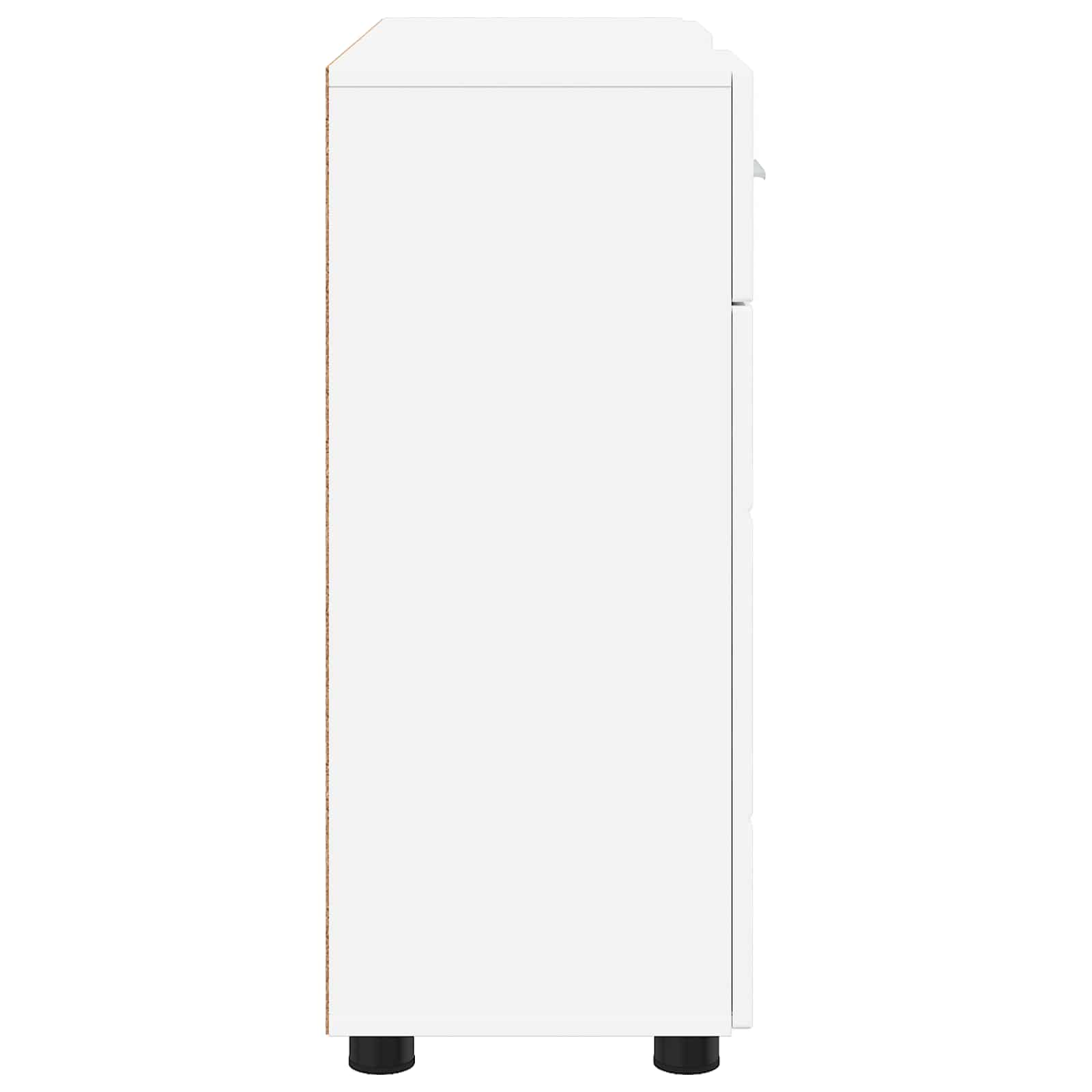 Cabinet en Bois Blanc 88,5 x 30,5 x 73 cm Bois d'ingénierie - XIOS