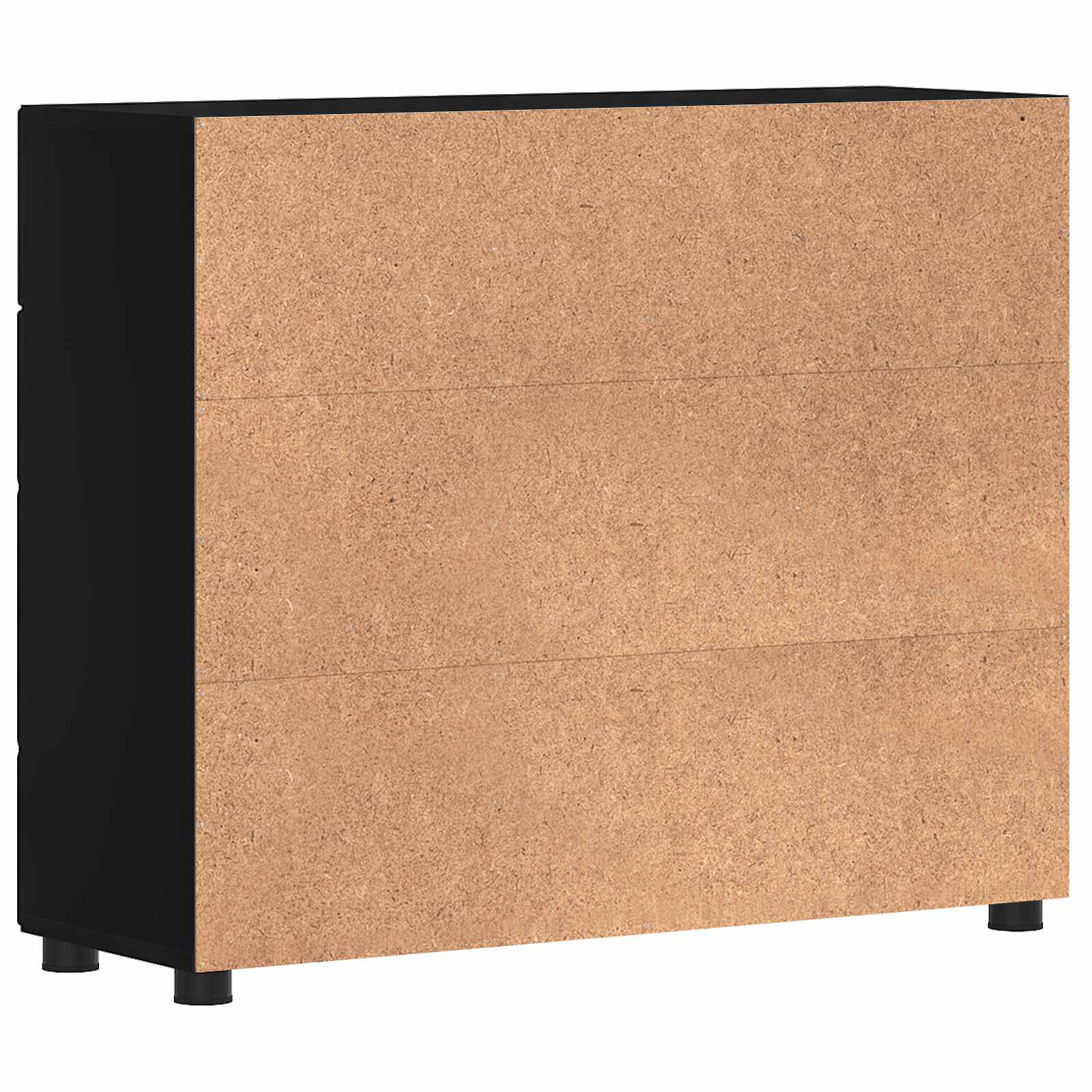 Cabinet en Bois Noir 88,5 x 30,5 x 73 cm Bois d'ingénierie - XIOS