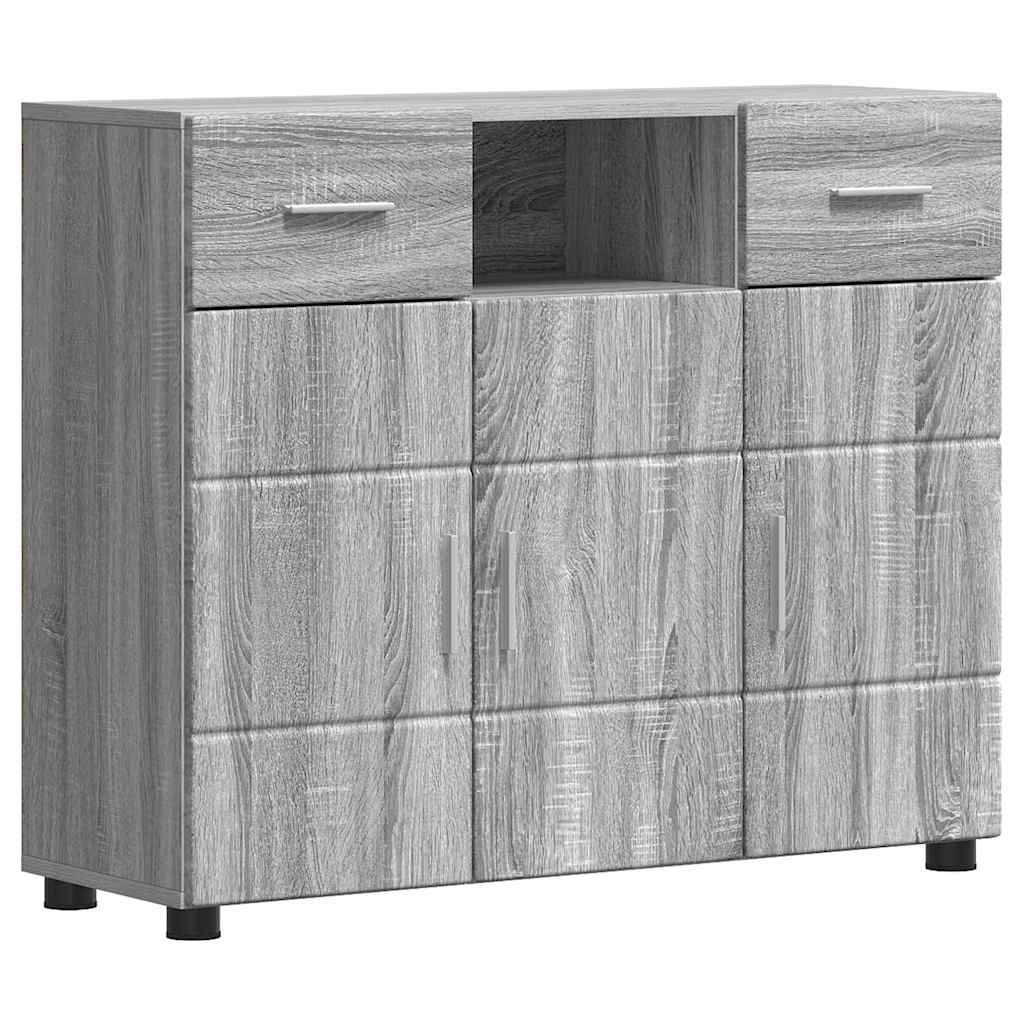 Buffet Sonoma gris 88.5 x 30.5 x 73 cm Bois d'ingénierie XIOS