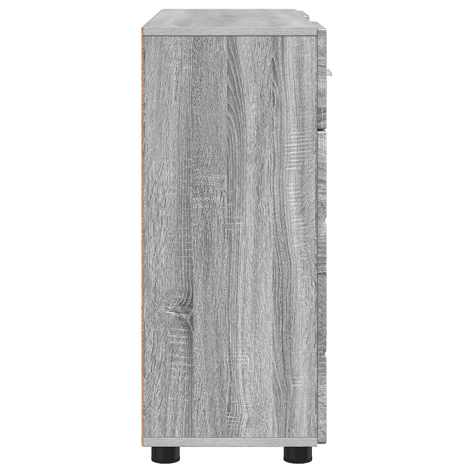 Cabinet en Bois avec tiroir Gris Sonoma 88,5 x 30,5 x 73 cm - XIOS