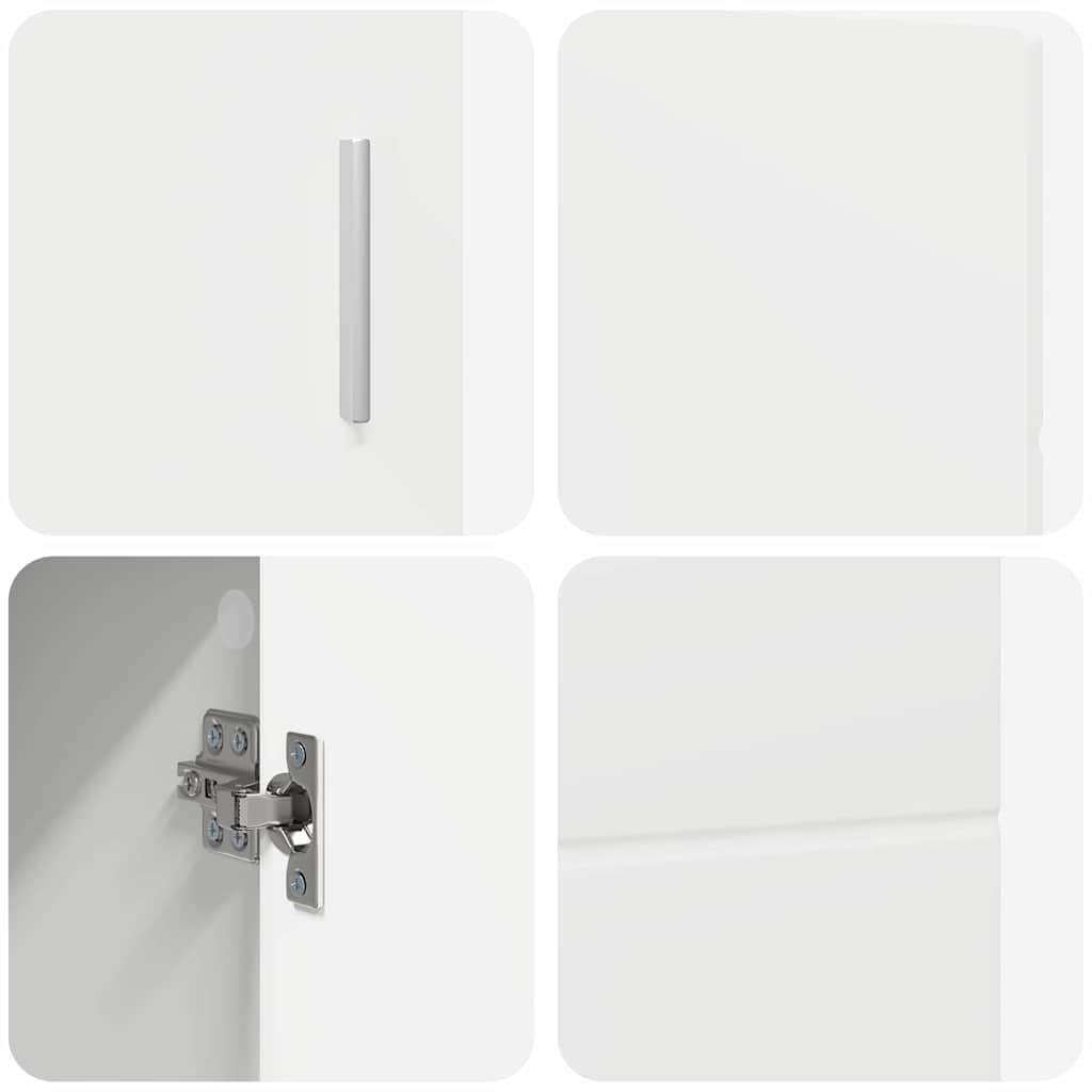 Buffet avec porte Blanc 88,5 x 30,5 x 55,5 cm Bois d'ingénierie - XIOS