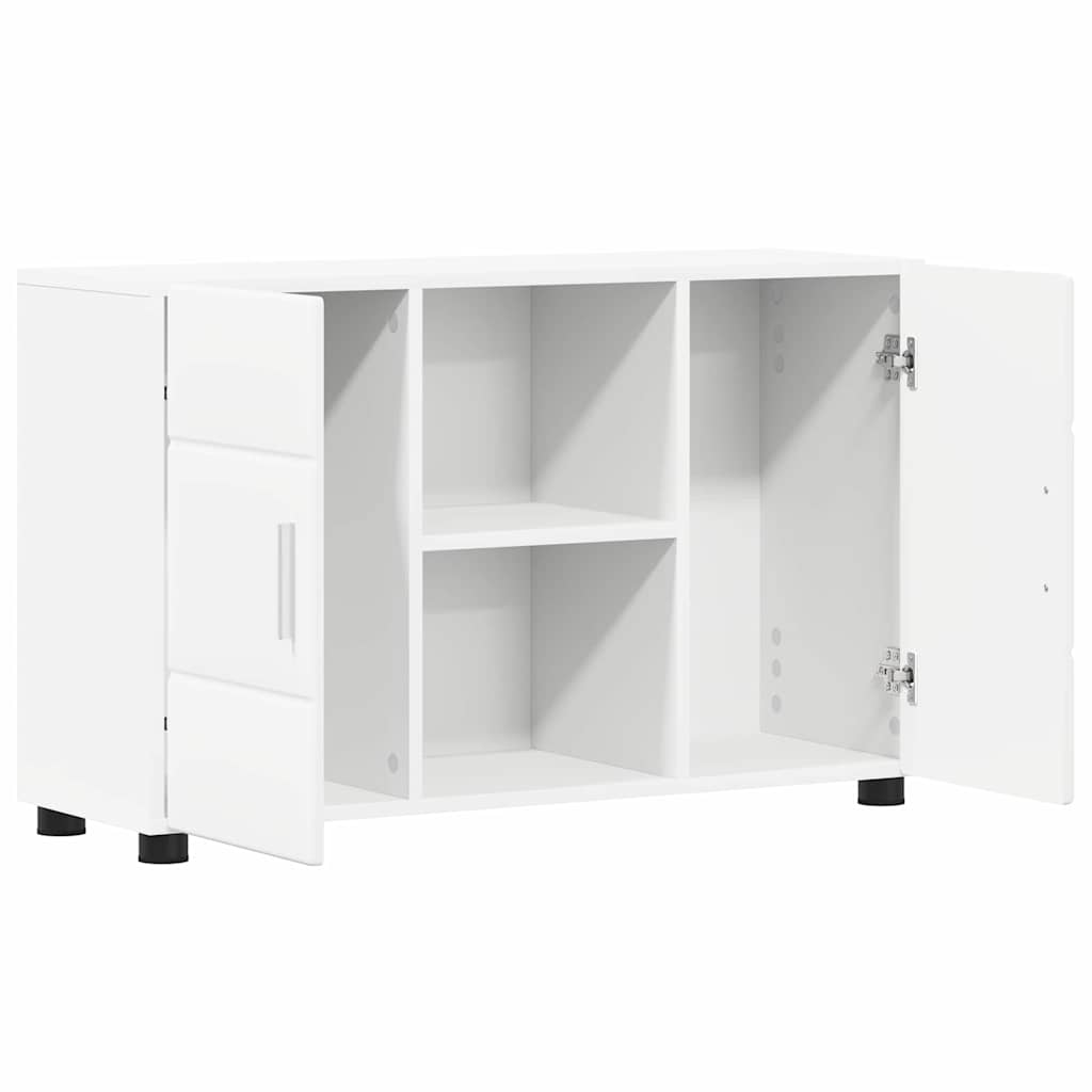 Buffet avec porte Blanc 88,5 x 30,5 x 55,5 cm Bois d'ingénierie - XIOS