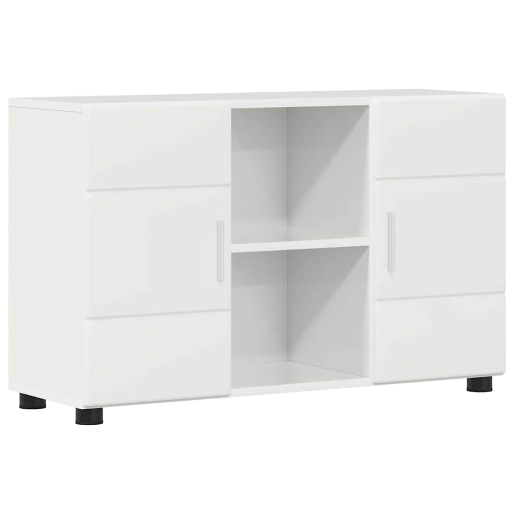Buffet Blanc brillant 88,5 x 30,5 x 55,5 cm Bois d'ingénierie - XIOS