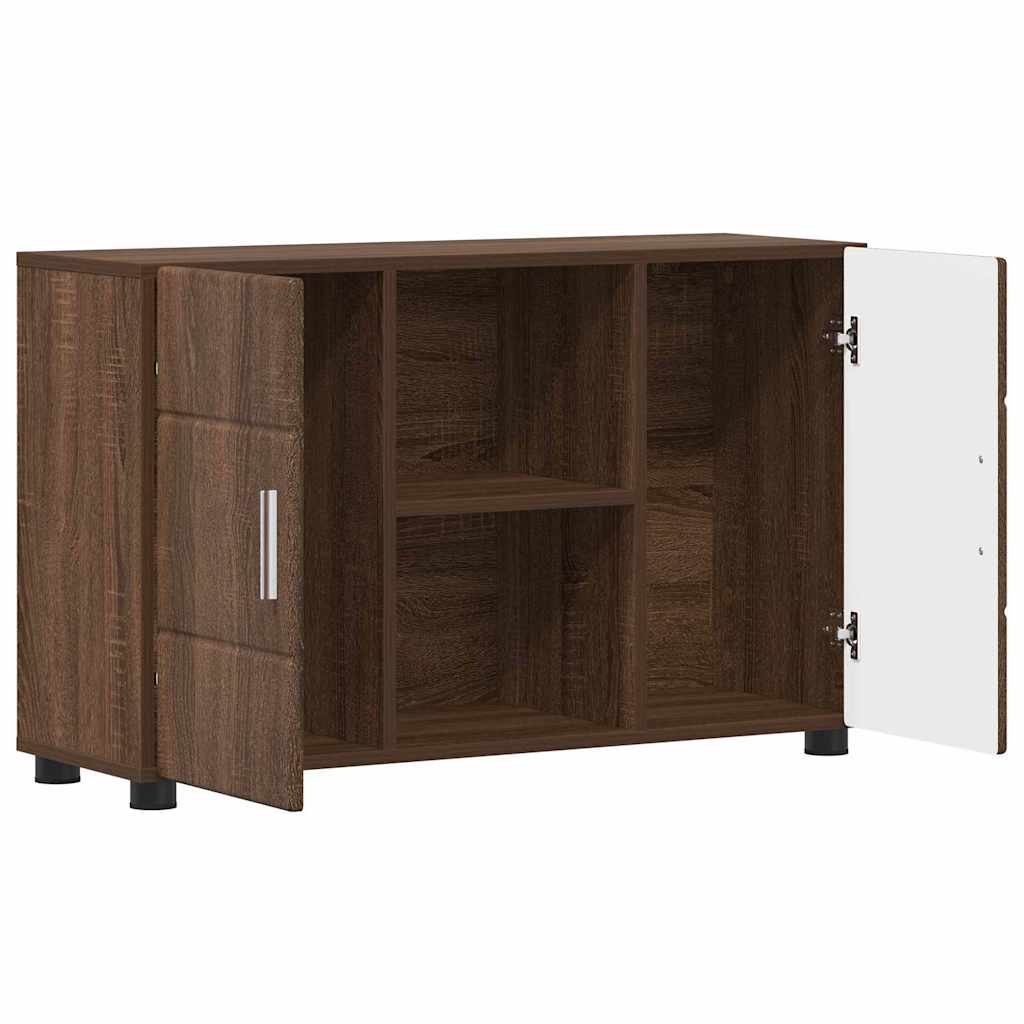 Buffet Chêne brun 88,5 x 30,5 x 55,5 cm Bois d'ingénierie - XIOS