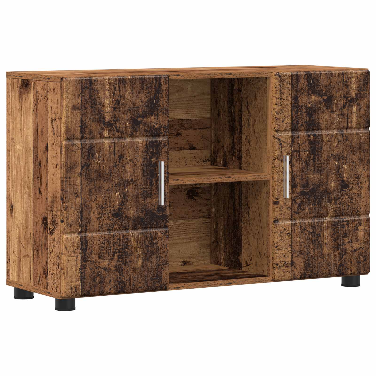 Buffet avec étagère FLORIN Bois ancien 88,5 x 30,5 x 55,5 cm - XIOS