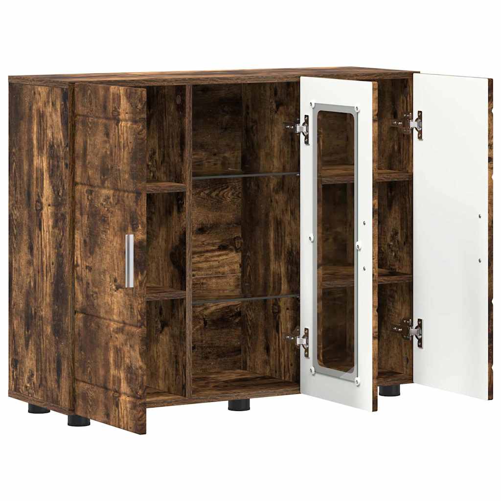 Buffet Chêne fumé 55.5 x 29 x 100 cm Bois d'ingénierie - XIOS
