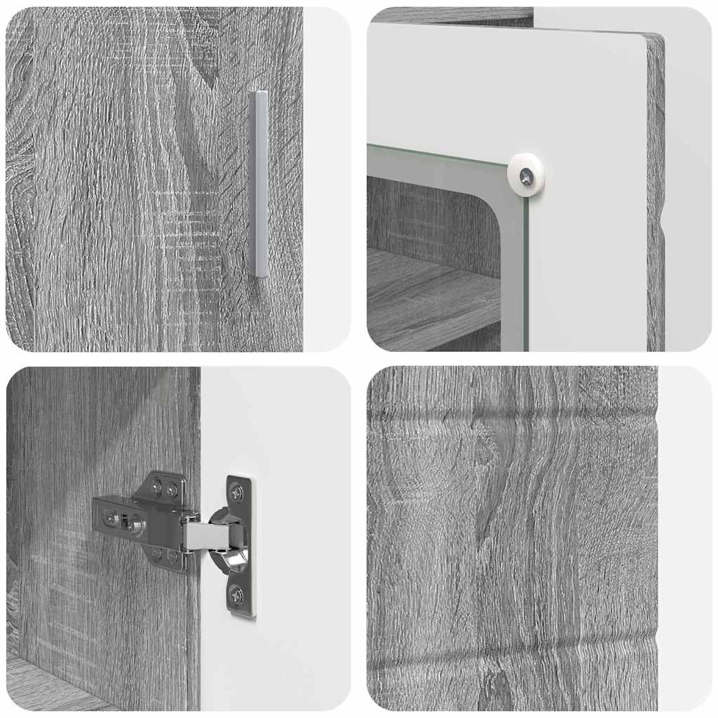 Buffet Sonoma gris 55.5 x 29 x 100 cm Bois d'ingénierie - XIOS