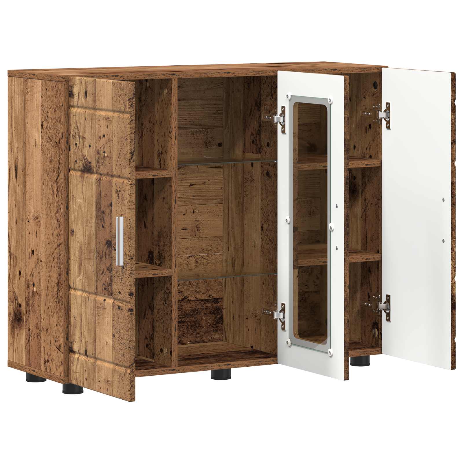 Cabinet en Bois avec stockage Bois ancien 88,5 x 30,5 x 73 cm - XIOS