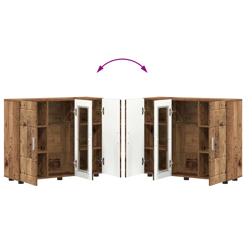 Buffet Bois ancien 55.5 x 29 x 100 cm Bois d'ingénierie - XIOS