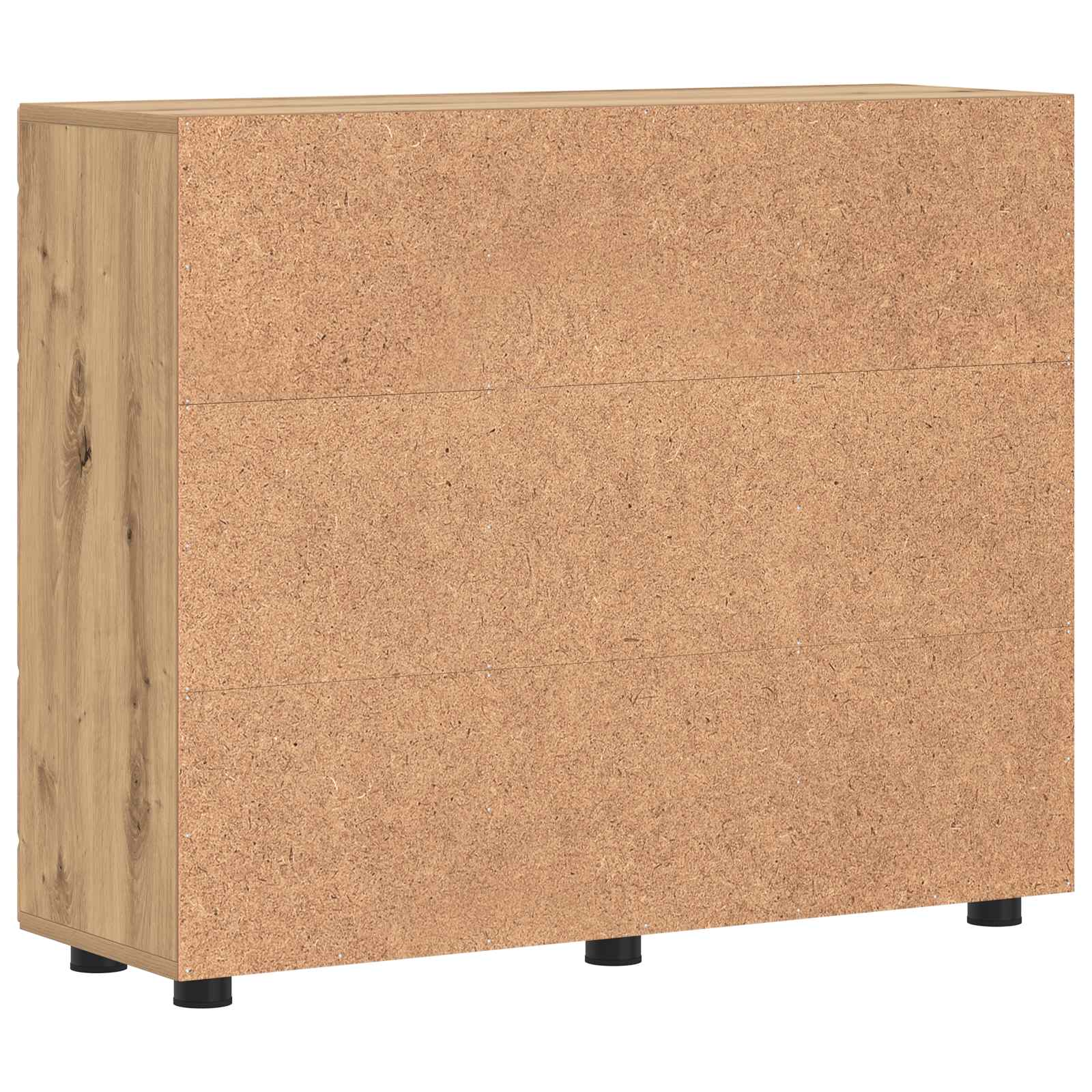 Cabinet en Bois Chêne artisanal 88,5 x 30,5 x 73 cm - XIOS