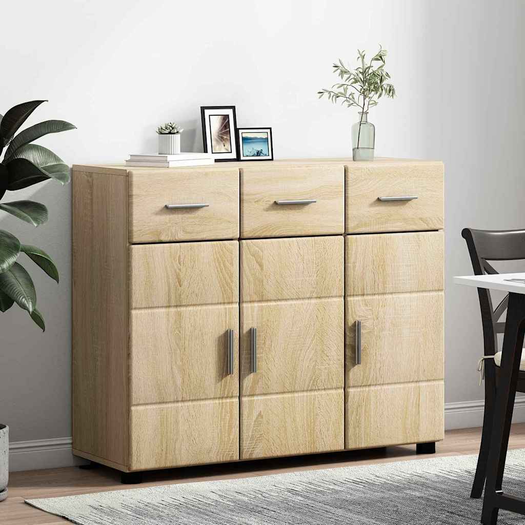 Buffet Chêne Sonoma 88,5 x 30,5 x 73 cm Bois d'ingénierie - XIOS
