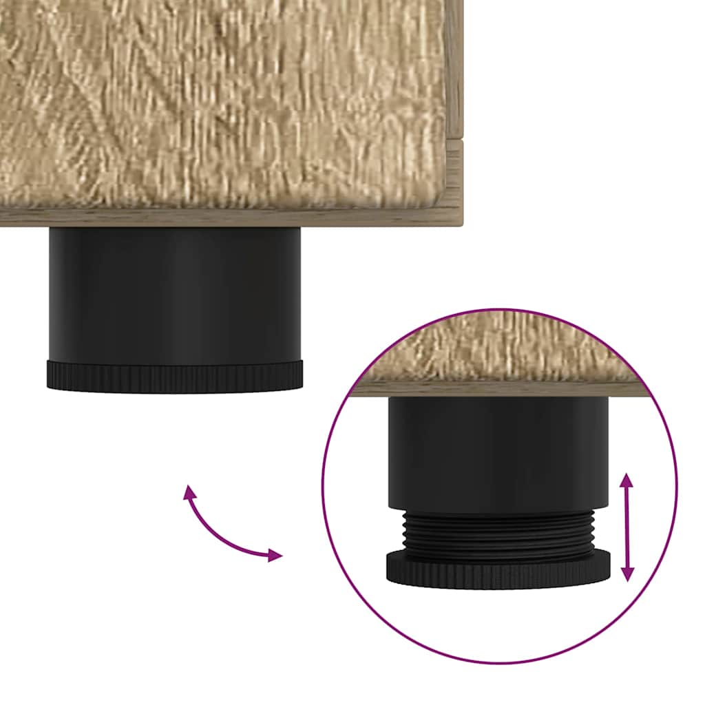 Buffet Chêne Sonoma 88,5 x 30,5 x 73 cm Bois d'ingénierie - XIOS