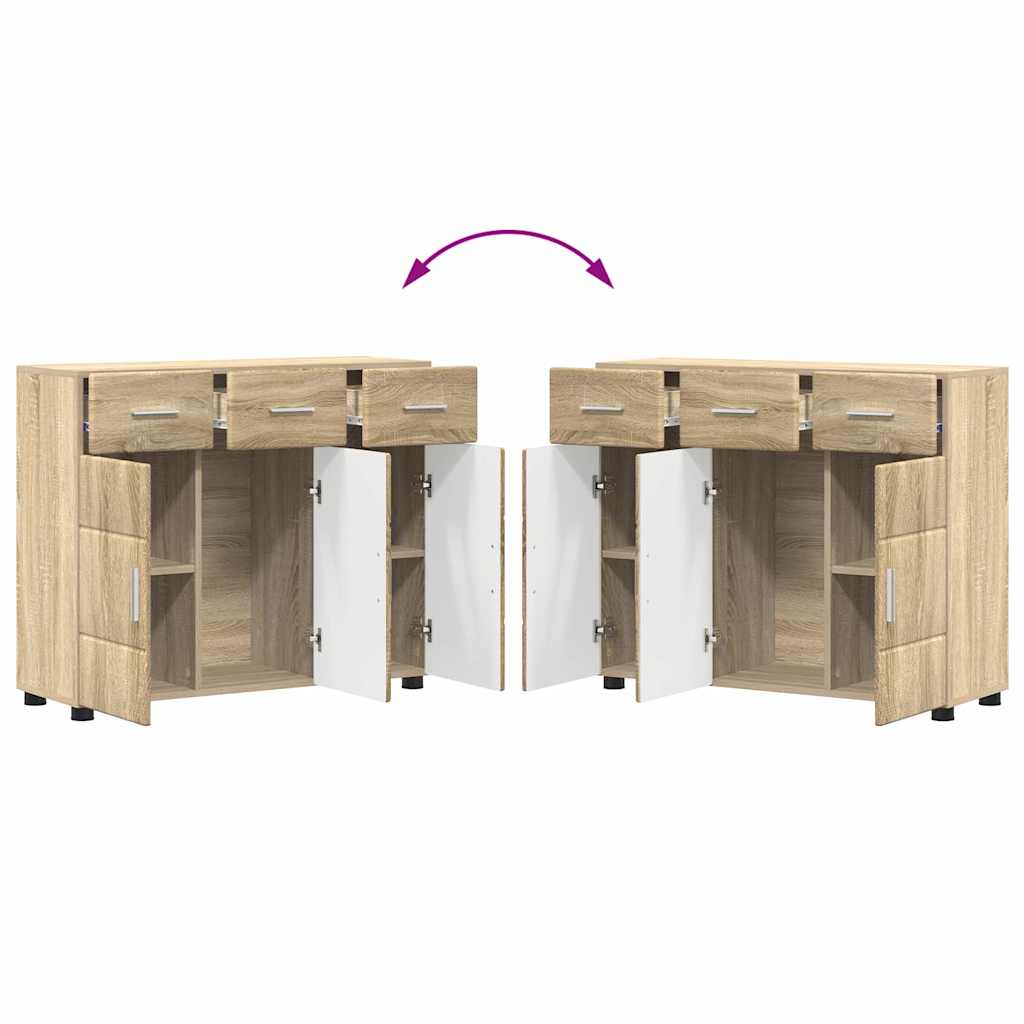 Buffet Chêne Sonoma 88,5 x 30,5 x 73 cm Bois d'ingénierie - XIOS