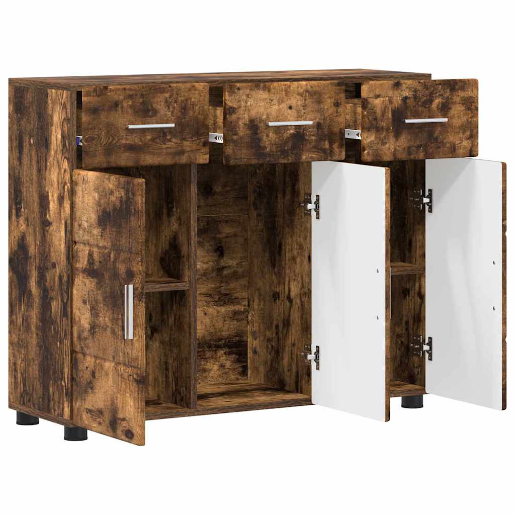 Buffet Chêne fumé 88,5 x 30,5 x 73 cm Bois d'ingénierie - XIOS