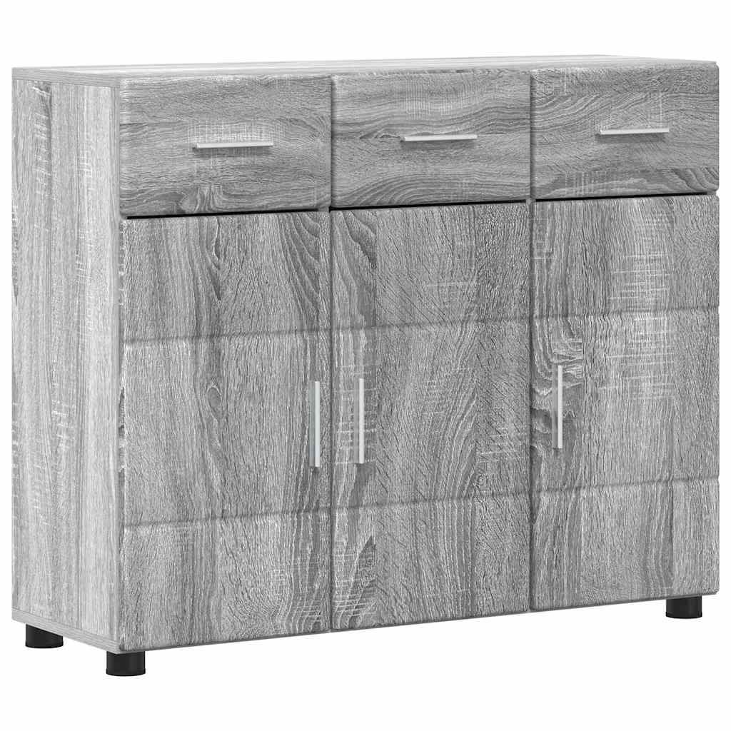 Buffet Gris Sonoma 88,5 x 30,5 x 73 cm Bois d'ingénierie - XIOS