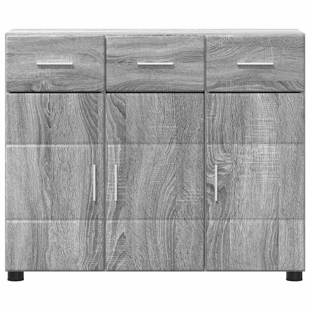 Buffet Gris Sonoma 88,5 x 30,5 x 73 cm Bois d'ingénierie - XIOS