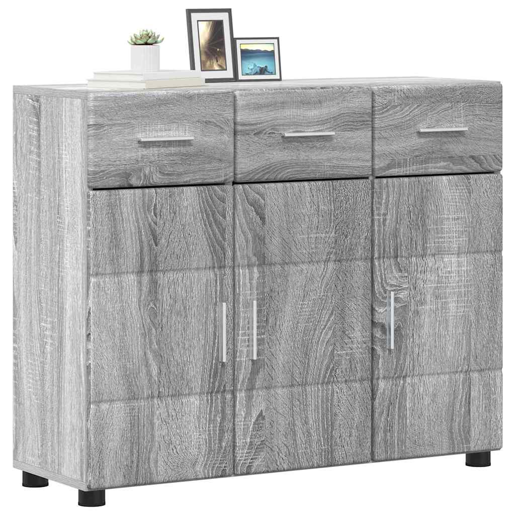 Buffet Gris Sonoma 88,5 x 30,5 x 73 cm Bois d'ingénierie - XIOS