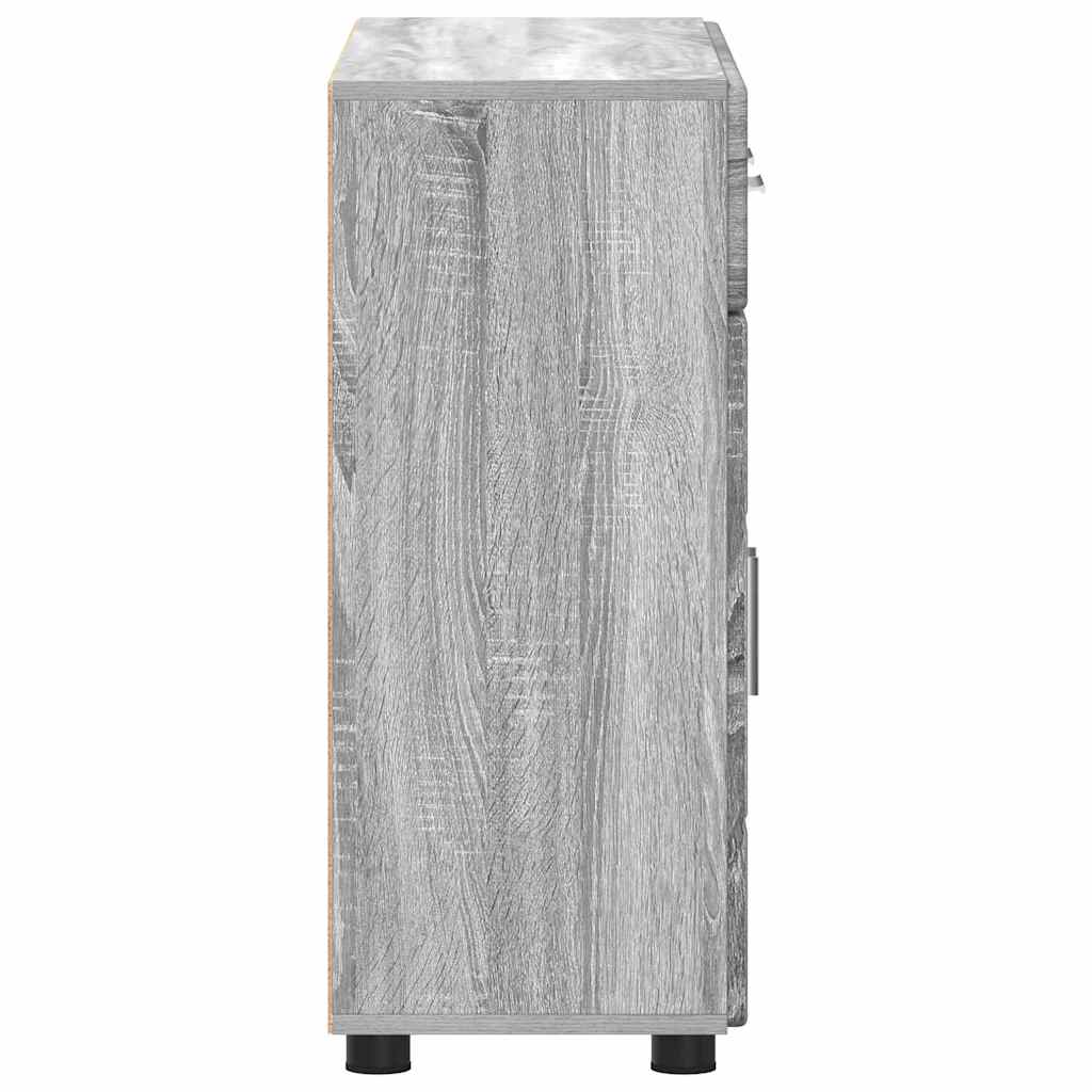 Buffet Gris Sonoma 88,5 x 30,5 x 73 cm Bois d'ingénierie - XIOS