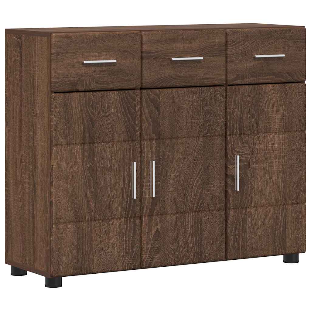 Buffet Chêne brun 88,5 x 30,5 x 73 cm Bois d'ingénierie - XIOS