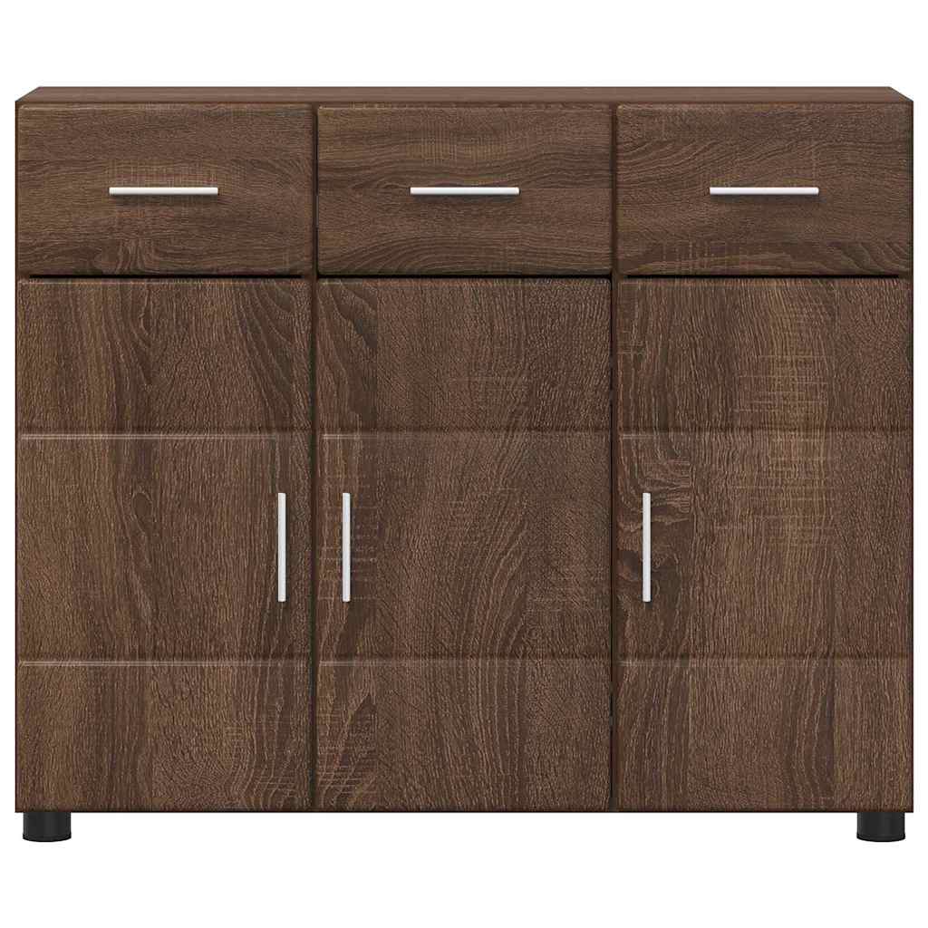 Buffet Chêne brun 88,5 x 30,5 x 73 cm Bois d'ingénierie - XIOS