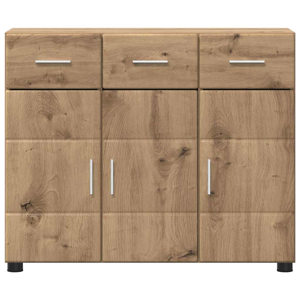 Buffet Chêne artisanal 88,5 x 30,5 x 73 cm Bois d'ingénierie - XIOS