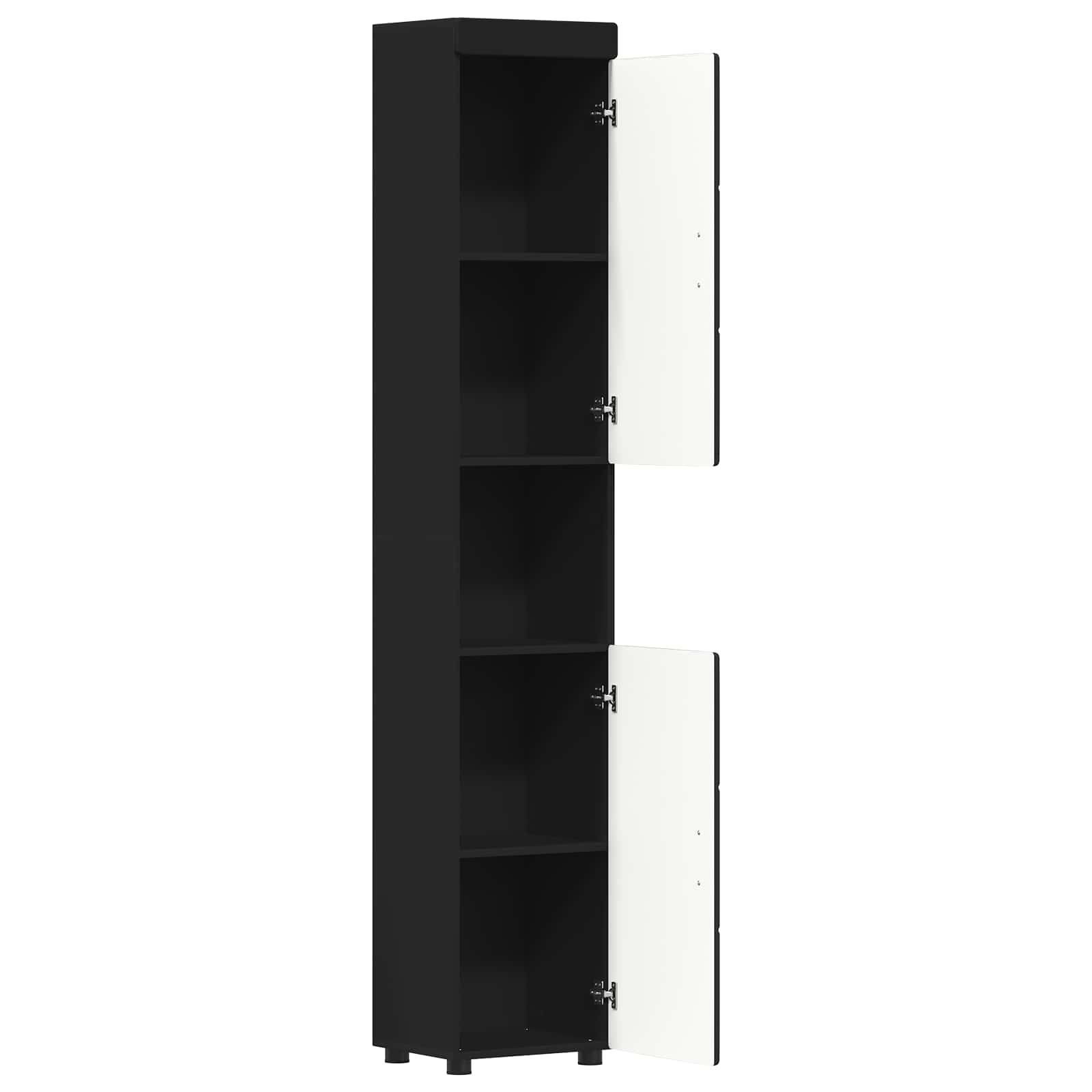 Ensemble d'armoire de salle de bain TULUM Noir - XIOS