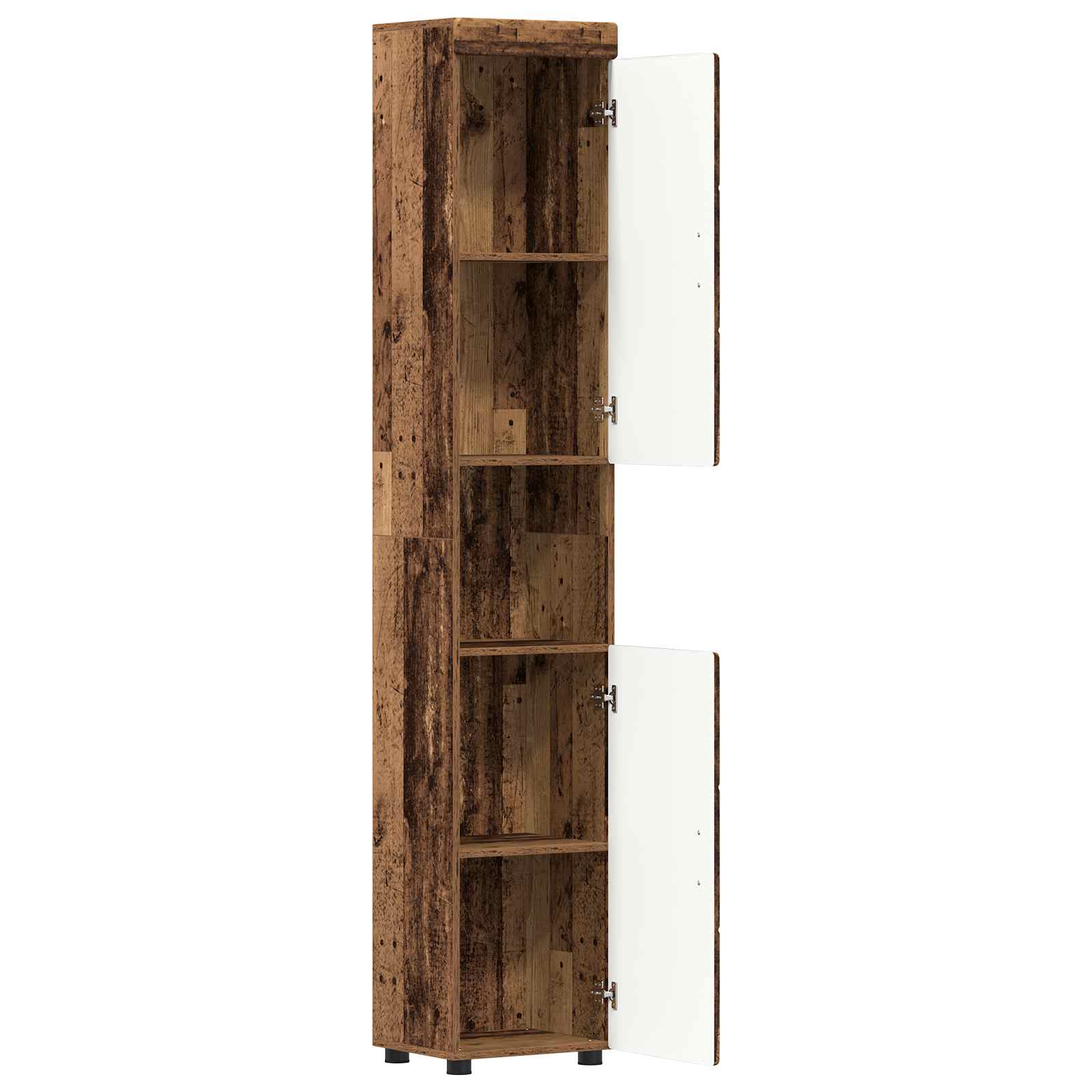 Ensemble d'armoire de salle de bain TULUM Bois ancien - XIOS