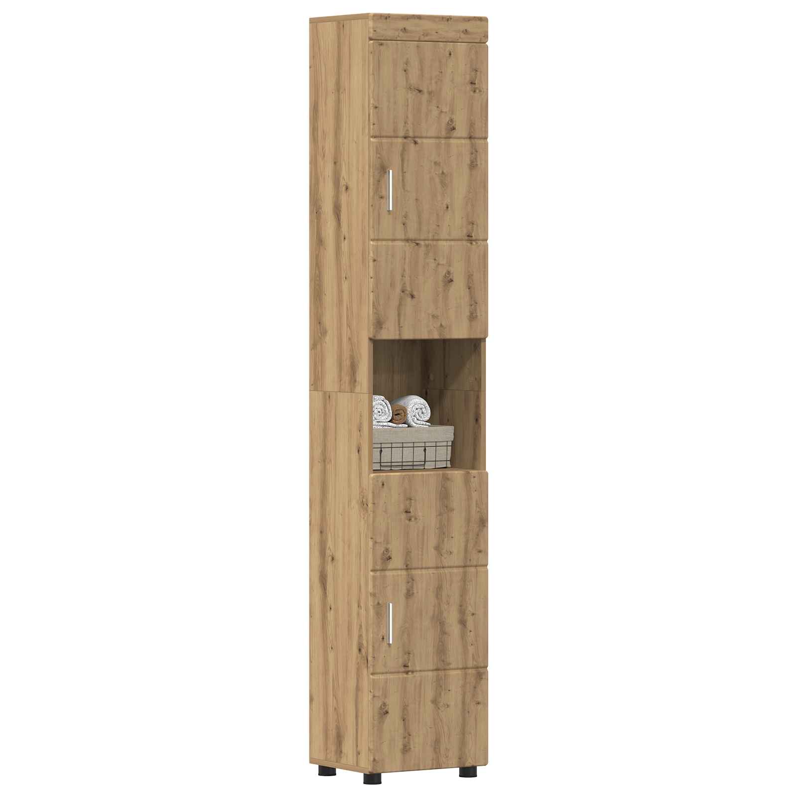 Ensemble d'armoire de salle de bain TULUM Chêne artisanal