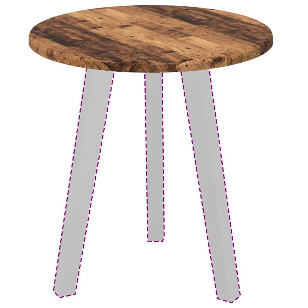 Plateau de table Bois ancien 40 x 40 x 1.5 cm Bois d'ingénierie - XIOS