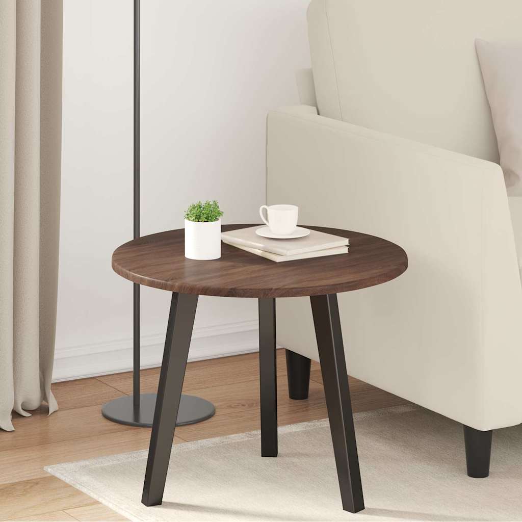 Plateau de table Chêne marron 50 x 50 x 1.5 cm - XIOS