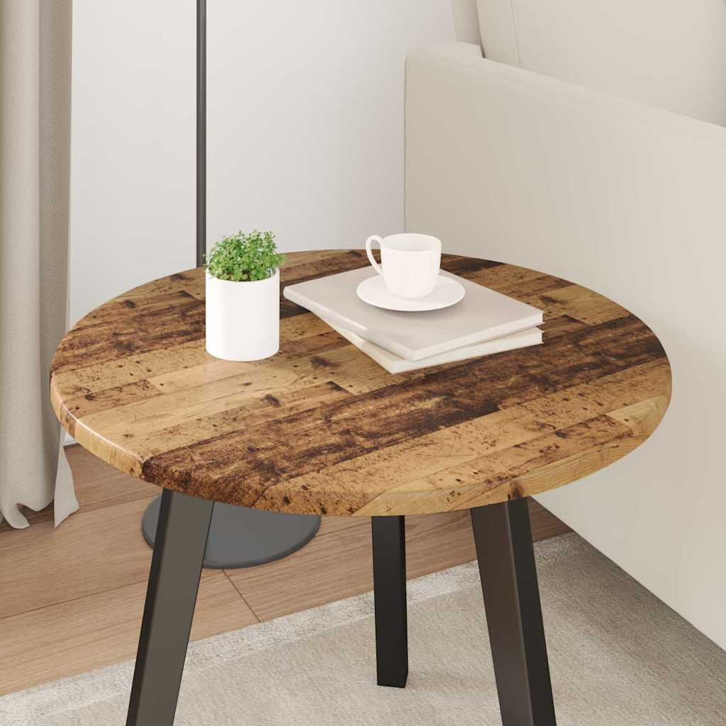 Plateau de table Bois ancien 50 x 50 x 1.5 cm Bois d'ingénierie - XIOS