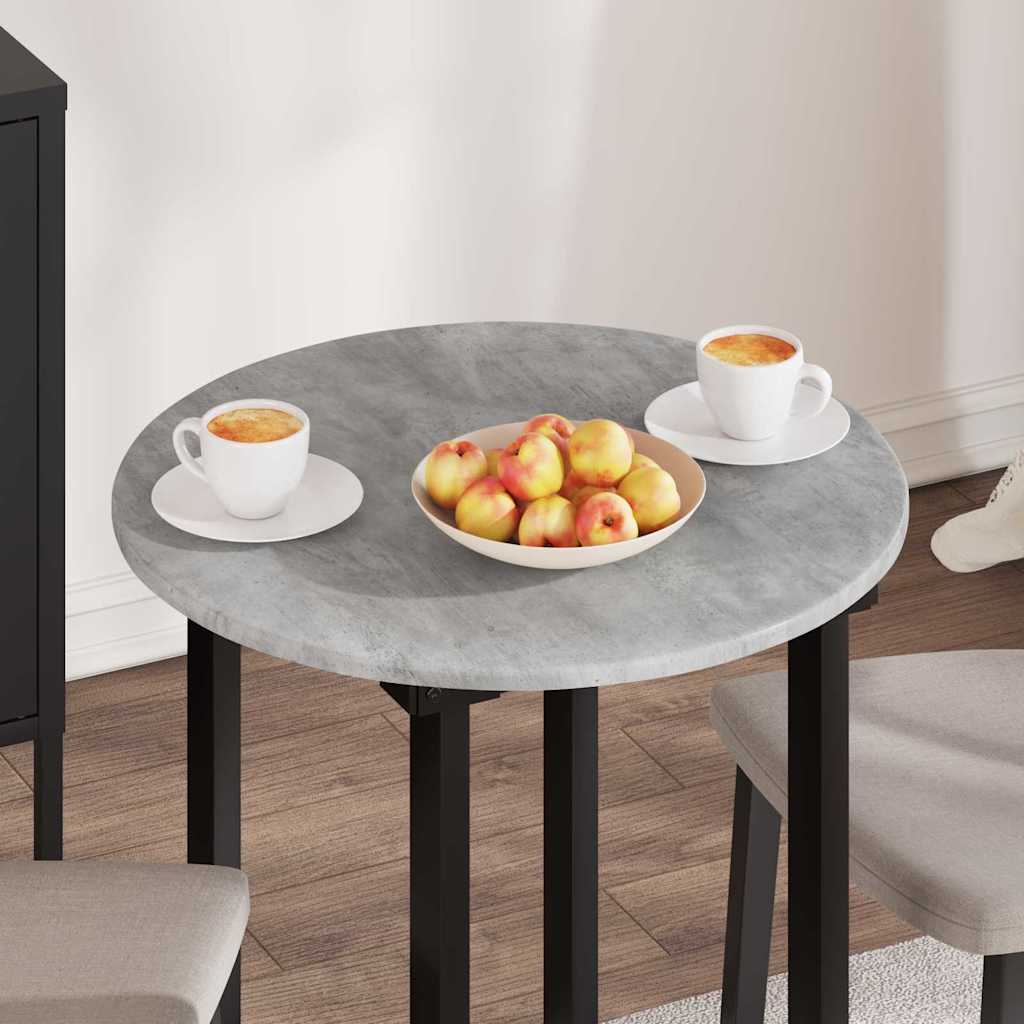 Plateau de table Gris béton 60 x 60 x 1.5 cm Bois d'ingénierie - XIOS