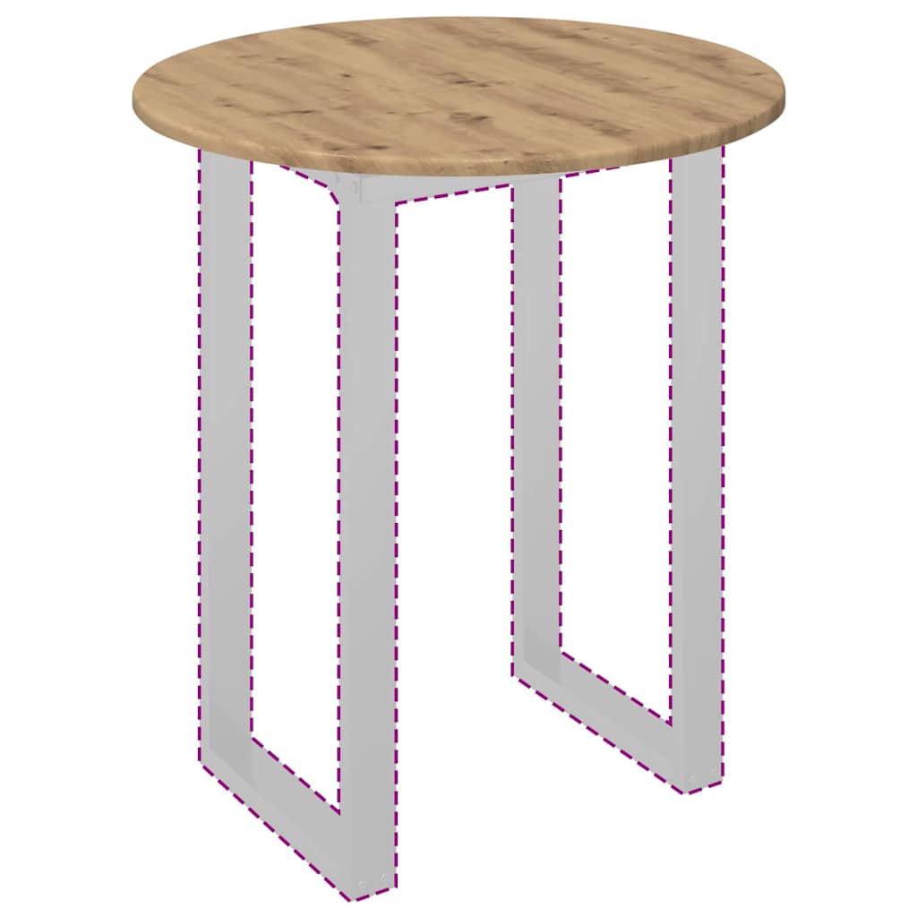 Plateau de table chêne artisanal 60 x 60 x 1.5 cm - XIOS