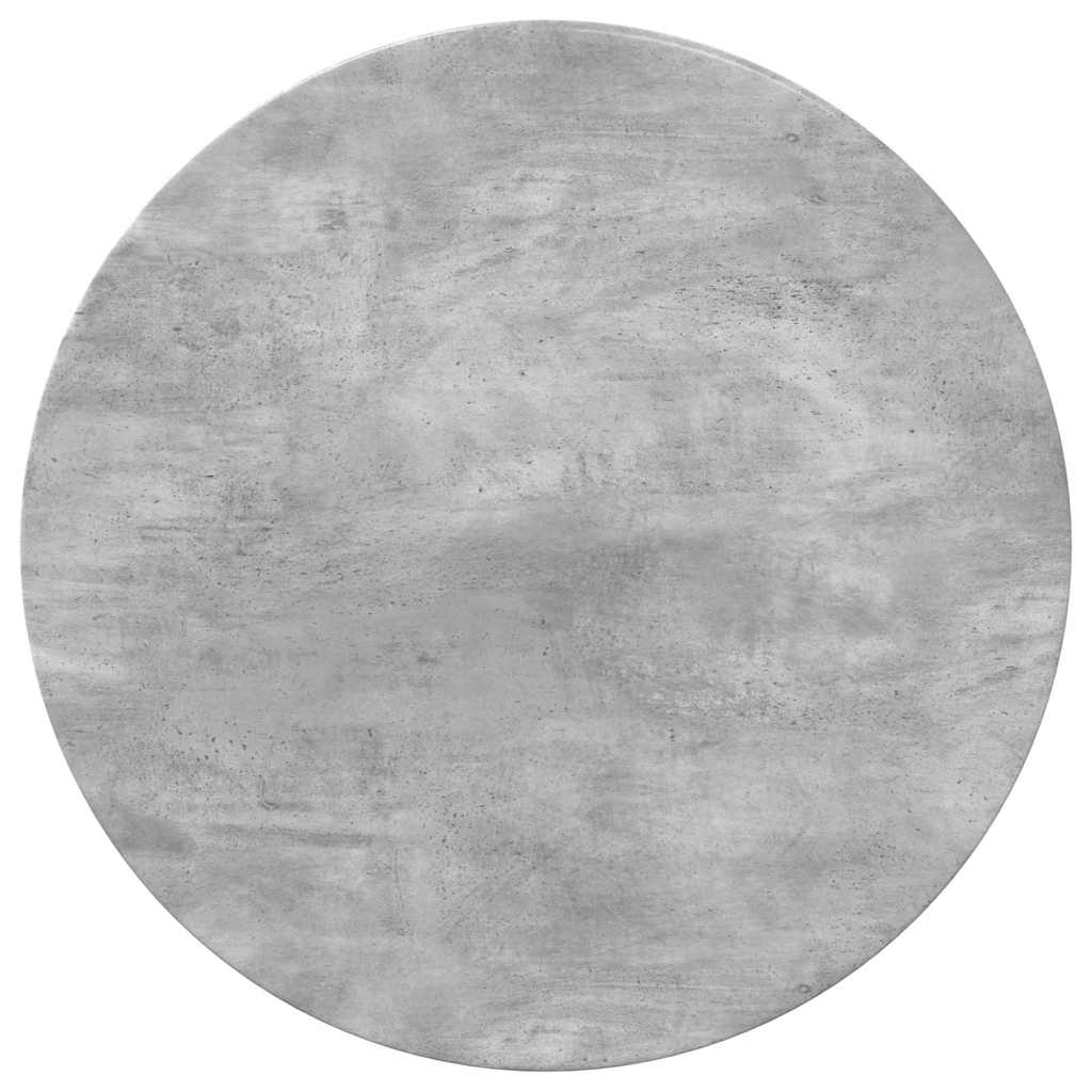 Plateau de table Gris béton 70 x 70 x 1.5 cm Bois d'ingénierie XIOS