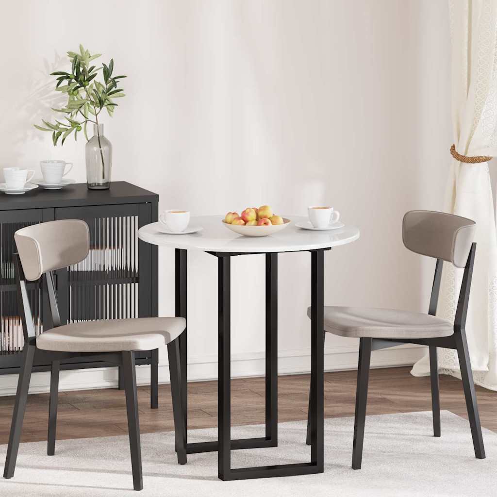 Plateau de table Blanc brillant 70 x 70 x 1.5 cm XIOS