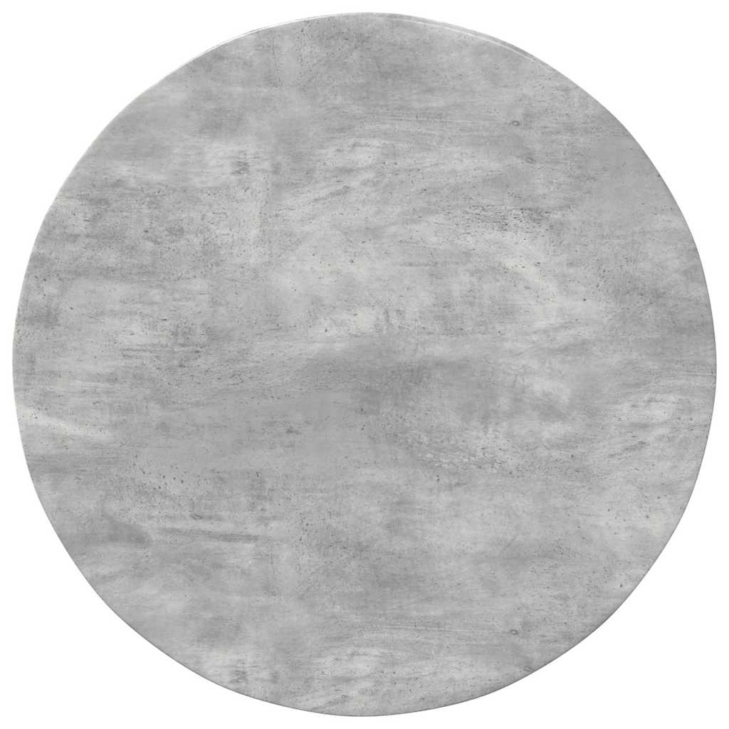 Plateau de table Gris béton 80 x 80 x 1.5 cm Bois d'ingénierie XIOS