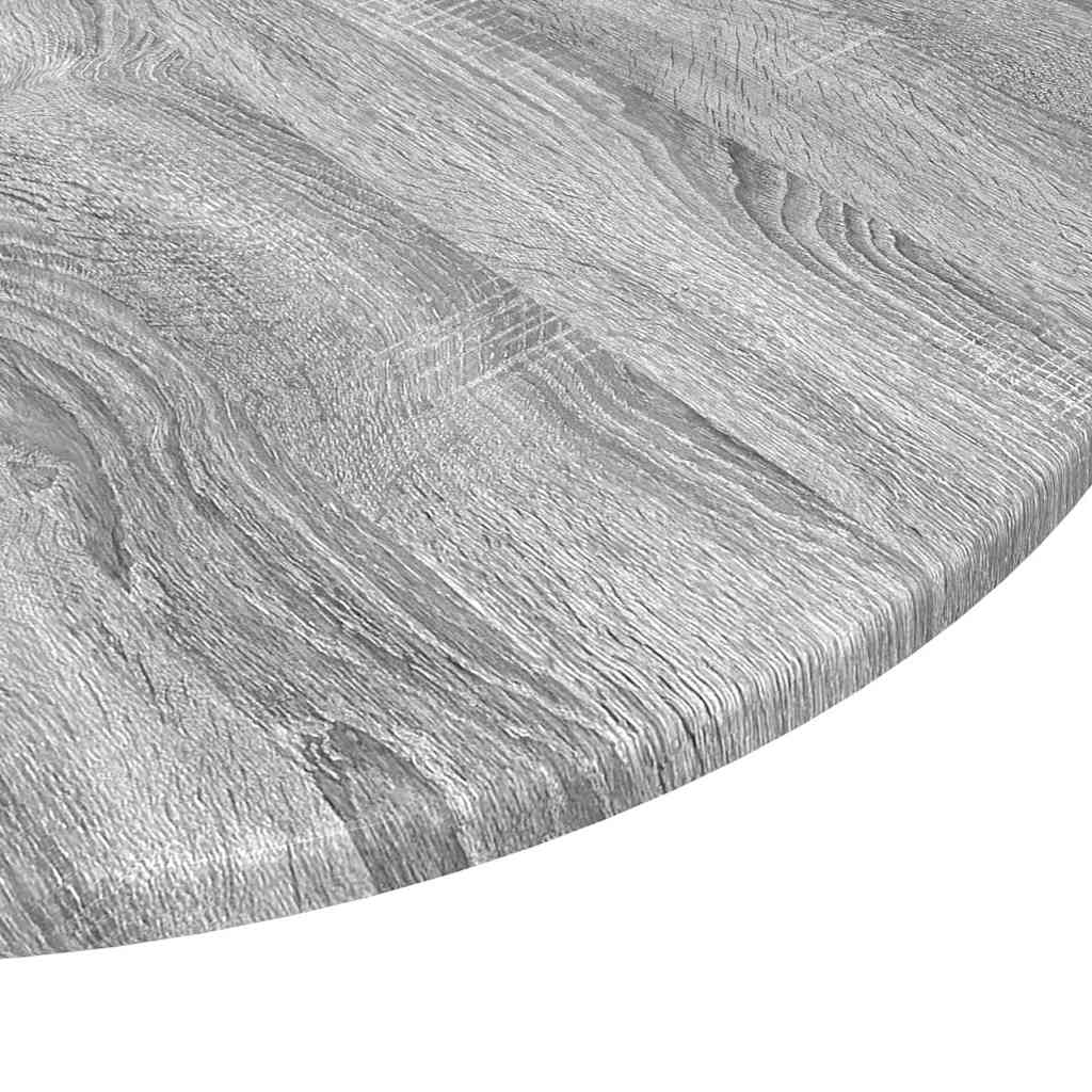 Plateau de table Sonoma gris 80 x 80 x 1.5 cm Bois d'ingénierie - XIOS