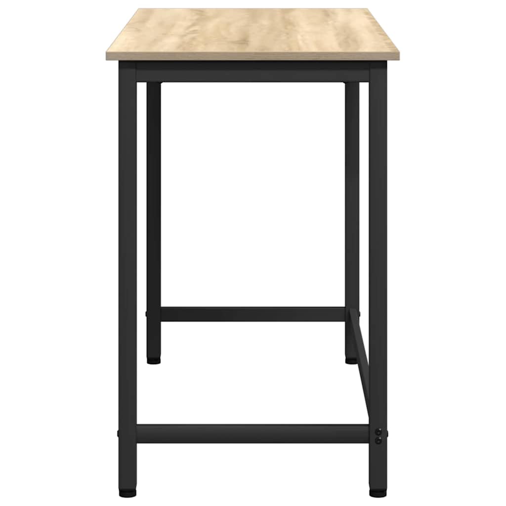 table Chêne Sonoma 80 x 50 x 76,5 cm Bois d'ingénierie et acier - XIOS