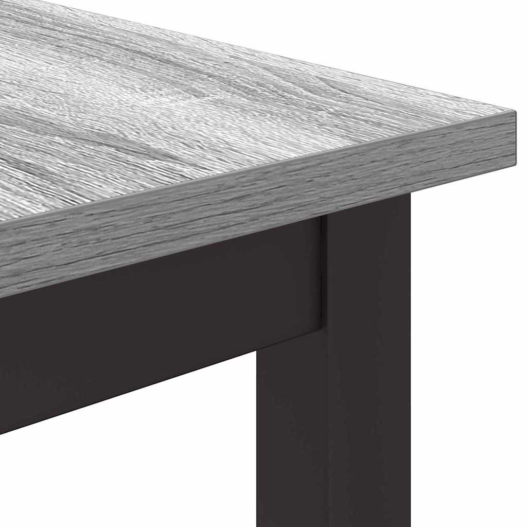 table Gris Sonoma 80 x 50 x 76,5 cm Bois d'ingénierie et acier - XIOS
