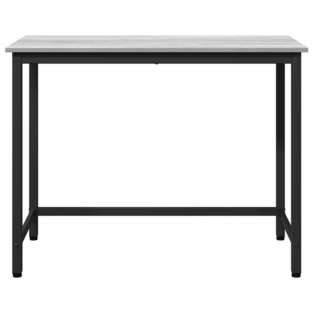 table Gris Sonoma 80 x 50 x 76,5 cm Bois d'ingénierie et acier - XIOS