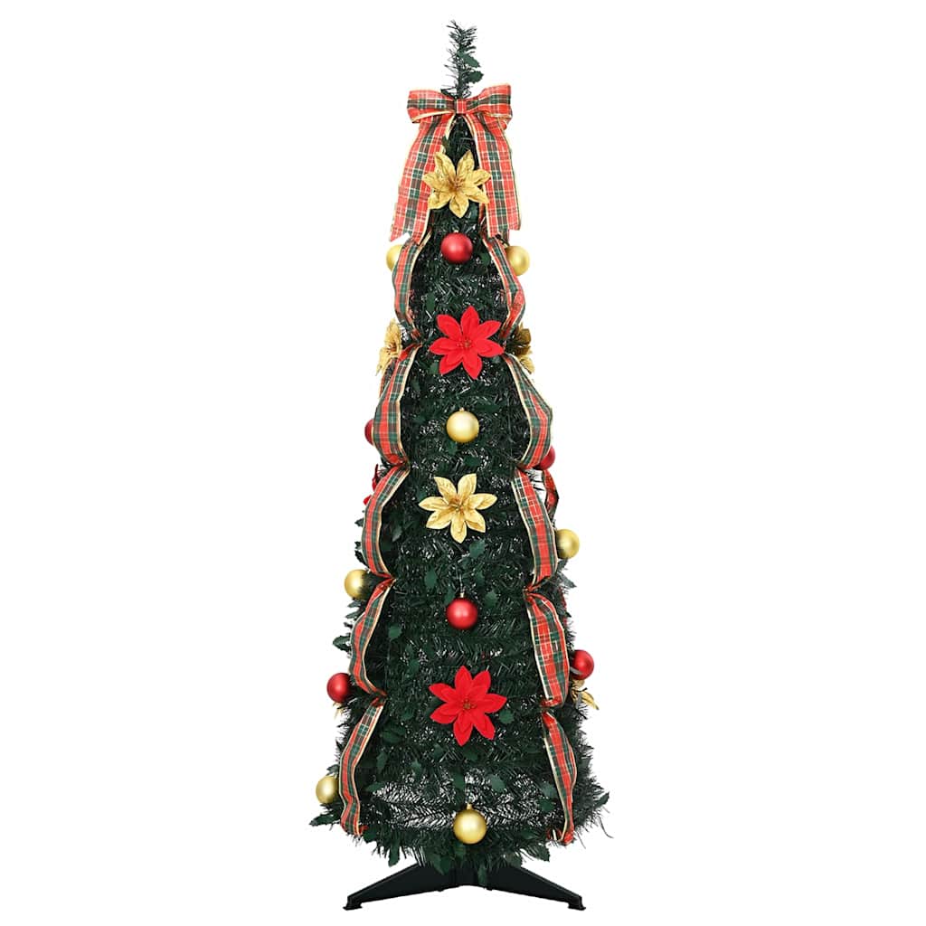Sapin de Noël artificiel avec 50 LED Vert 120 cm PVC - XIOS