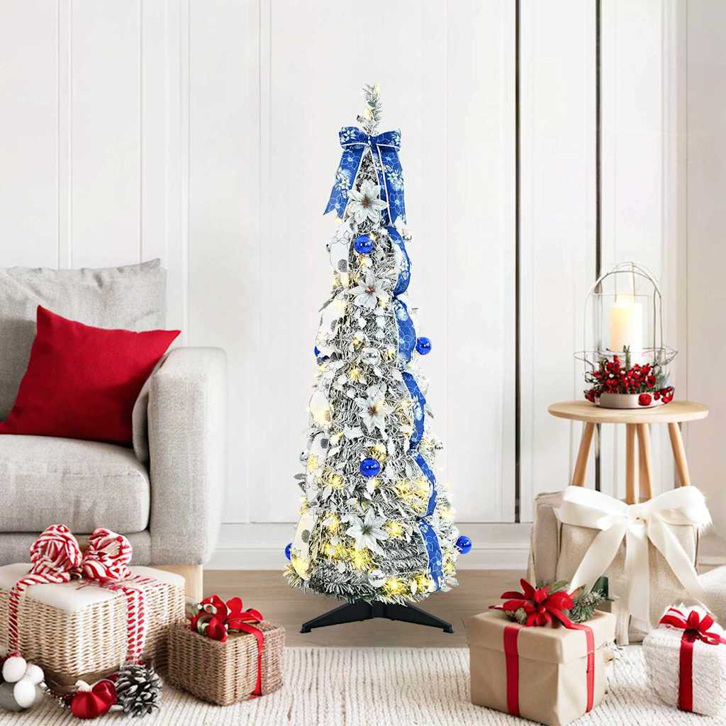 Sapin de Noël artificiel avec 50 LED Vert 120 cm PVC - XIOS
