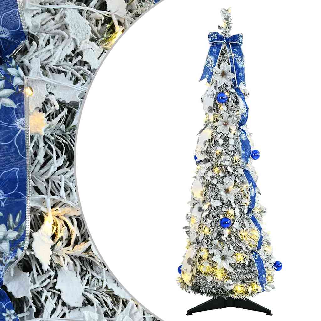 Sapin de Noël artificiel avec 50 LED Vert 120 cm PVC - XIOS