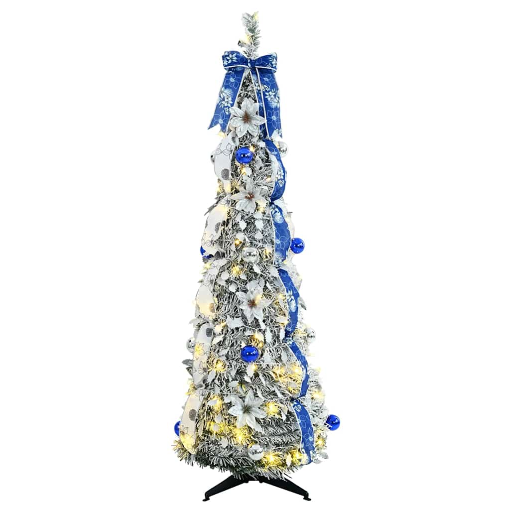 Sapin de Noël artificiel avec 100 LED Vert 150 cm PVC - XIOS