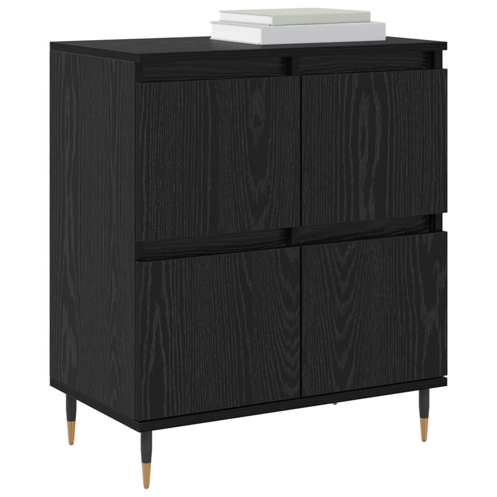 Armoire de rangement 3 pcs Chêne noir 60 x 35 x 70 cm - XIOS