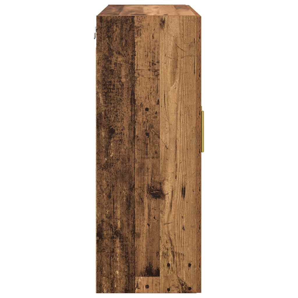 Armoires Murailles 2 pcs Bois ancien 69,5 x 34 x 90 cm - XIOS